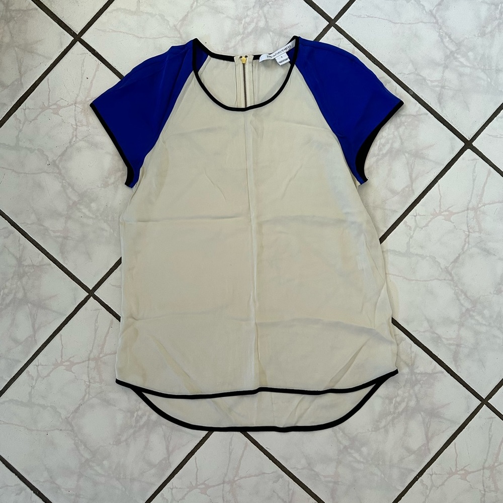 Diane von Furstenberg silk top